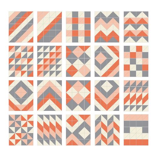 스킵 [아마존베스트]Skip Hop Playspot Foam Play Mat For Baby, Grey/Peach, 70 X 56