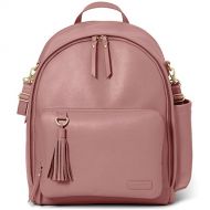 [아마존베스트]Skip Hop Diaper Bag Backpack, Greenwich Multi-Function Baby Travel Bag with Changing Pad and Stroller Straps - Dusty Rose