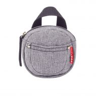 Skip Hop Grab-and-Go Pacifier Pocket, Heather Grey