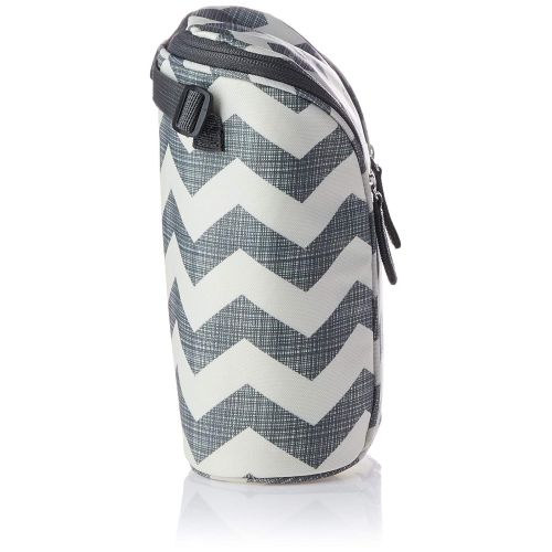 스킵 Skip Hop Grab & Go Insulated Breastmilk Cooler and Double Baby-Bottle Bag - Chevron