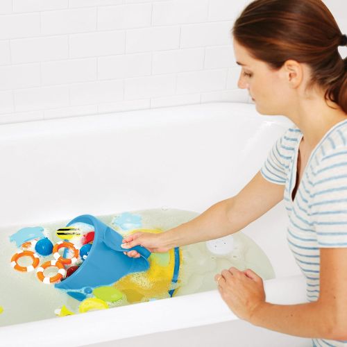 스킵 Skip Hop Moby Scoop & Splash Bath Toy Organizer And Storage, Blue