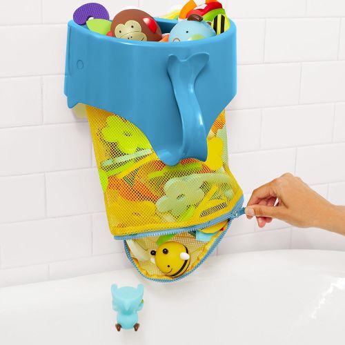 스킵 Skip Hop Moby Scoop & Splash Bath Toy Organizer And Storage, Blue