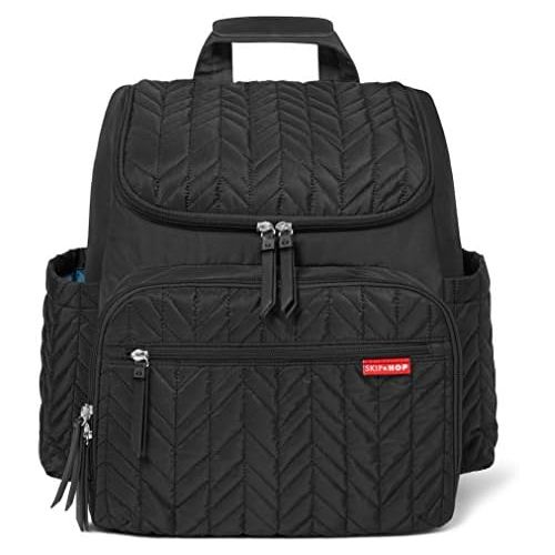 스킵 Skip Hop Forma Diaper Bag Backpack, Soft Multi-Function Baby Travel Bag with Changing Pad & Packing Cubes