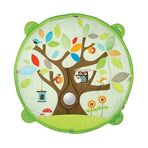스킵 Visit the Skip Hop Store Skip Hop Treetop Friends Baby Play Mat and Infant Activity Gym, Green/Brown