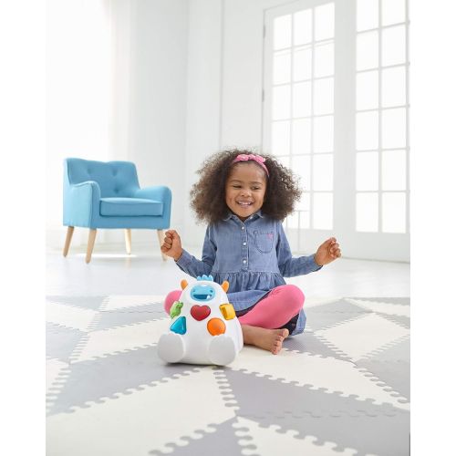 스킵 Visit the Skip Hop Store Skip Hop Foam Baby Play Mat: Playspot Interlocking Foam Floor Tiles, 70 x 56, Grey/Cream