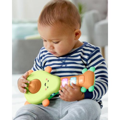 스킵 [아마존베스트]Skip Hop Baby Guitar Developmental Musical Toy, Farmstand Rock-A-Mole Guitar