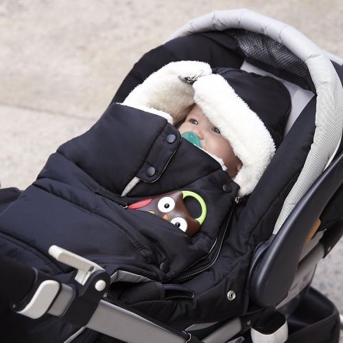 스킵 Skip Hop Stroll-and-Go Three-Season Stroller Footmuff, Infant, Black