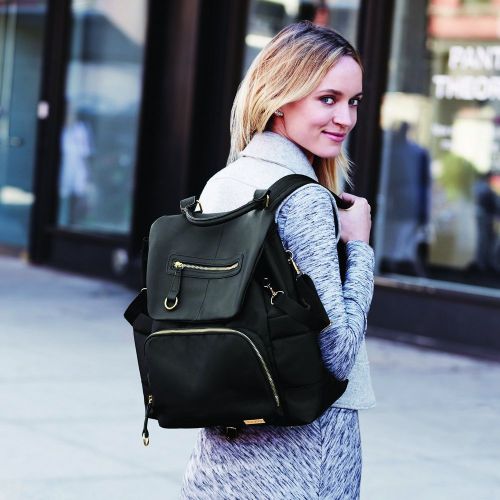 스킵 Skip Hop Chelsea Downtown Chic Diaper Backpack, Black