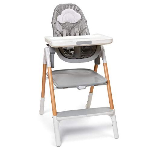 스킵 Skip Hop 2 in 1 Convertible High Chair, Sit-to-Step