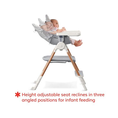 스킵 Skip Hop 2 in 1 Convertible High Chair, Sit-to-Step