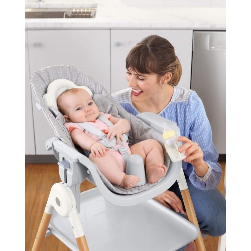 스킵 Skip Hop 2 in 1 Convertible High Chair, Sit-to-Step