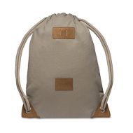 [아마존핫딜]Skipper Turnbeutel Rucksack Sportbeutel Gym Bag Gymsack aus Baumwolle Beige 7886