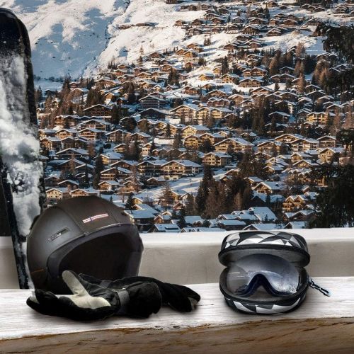  Sklon Ski and Snowboard Goggle Case - Holder for Glasses Made to Protect and Store Your Lenses - Universal Accessory for Carrying Snow Eyewear of All Shapes and Sizes - Prismic Cam