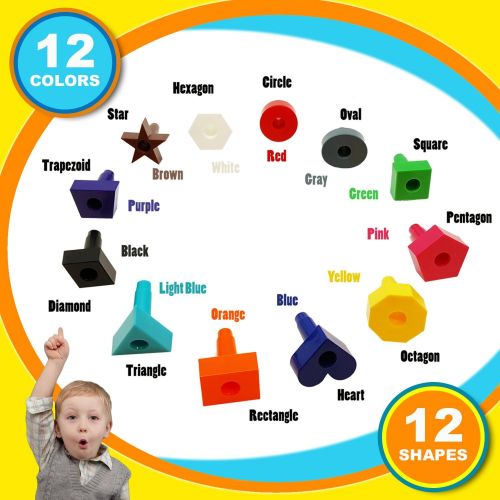  [아마존 핫딜]  [아마존핫딜]Skoolzy Peg Board Toddler Stacking Toys - STEM Color Sorting Learning Games - Montessori Toys for 1, 2, 3, 4 Year Old Boys and Girls - 38pcShapes Puzzle Educational Manipulatives,