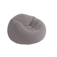 Skroutz Chair Bean Bag Inflatable Furniture Contoured Corduroy Beanless Lounge Chair Home Dorm Bedroom Gaming Relaxing Reading Grey - House Deals