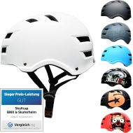 SkullCap Skull-C Skateboard & BMX Bike Helmet for Kids & Adults from 6-99 Years