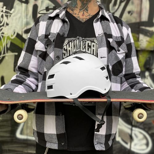  SkullCap Skull-C Skateboard & BMX Bike Helmet for Kids & Adults from 6-99 Years