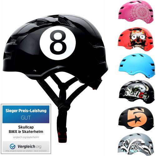  SkullCap Skull-C Skateboard & BMX Bike Helmet for Kids & Adults from 6-99 Years