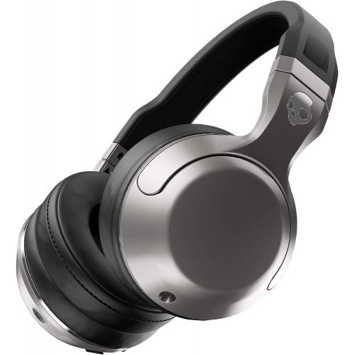 Skullcandy Hesh 2 Bluetooth Wireless Over-Ear Headphones with Microphone, Supreme Sound and Powerful Bass, 15-Hour Rechargeable Battery, Soft Synthetic Leather Ear Cushions, Black/