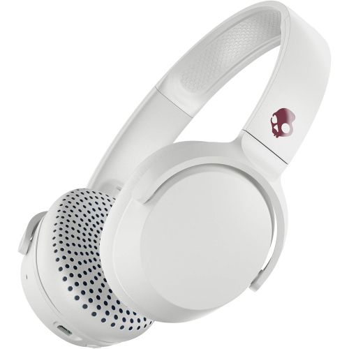  Skullcandy Riff Wireless On-Ear Headphone - White/Crimson