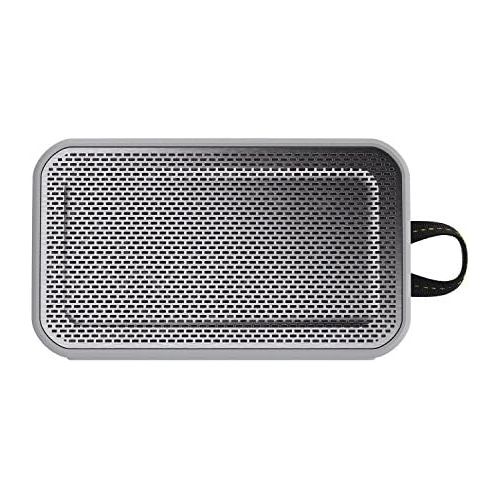  Skullcandy Barricade XL Bluetooth Wireless Portable Speaker, Waterproof and Buoyant, Impact Resistant, 10-Hour Battery Life and 33 Foot Wireless Range, Gray/Hot Lime