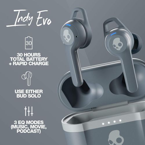  Skullcandy Indy Evo True Wireless In-Ear Earbud - Chill Grey