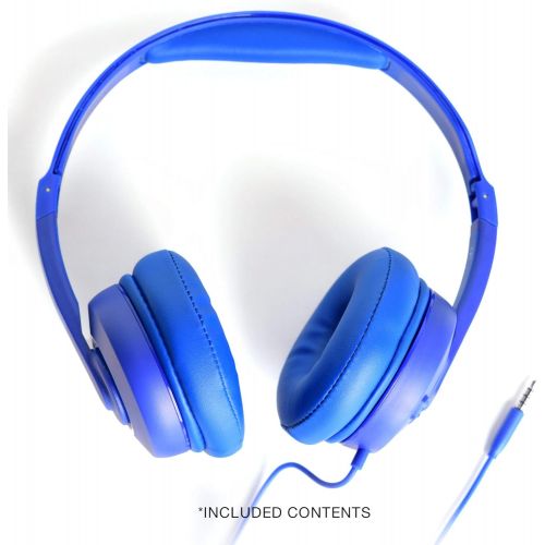  Skullcandy Cassette Junior Wired Over-Ear Headphone - Cobalt Blue