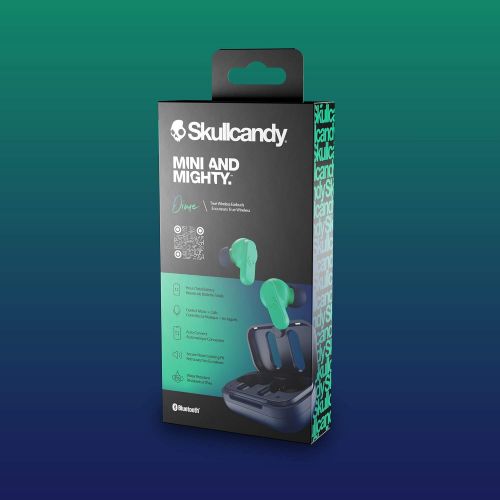  Skullcandy Dime True Wireless in-Ear Earbud - Dark Blue/Green