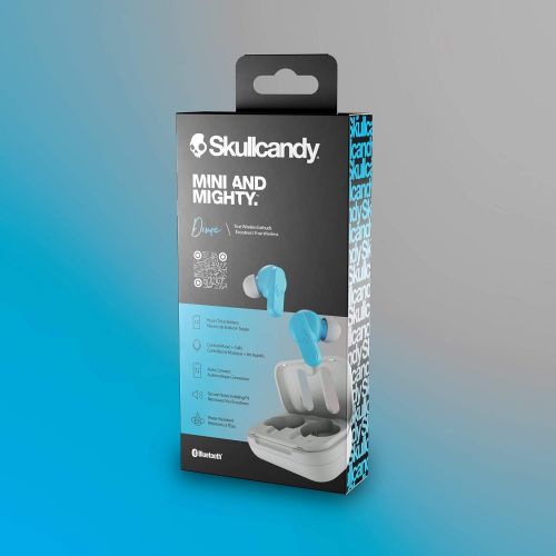  Skullcandy Dime True Wireless in-Ear Earbud - Light Grey/Blue