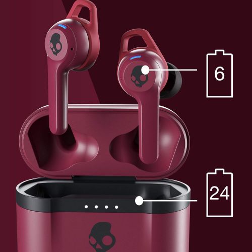  Skullcandy Indy Evo True Wireless In-Ear Earbud - Deep Red