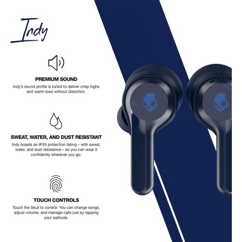  Skullcandy Indy True Wireless In-Ear Earbud - Indigo