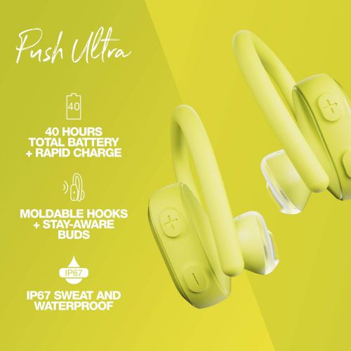  Skullcandy Push Ultra True Wireless In-Ear Earbud - Electric Yellow