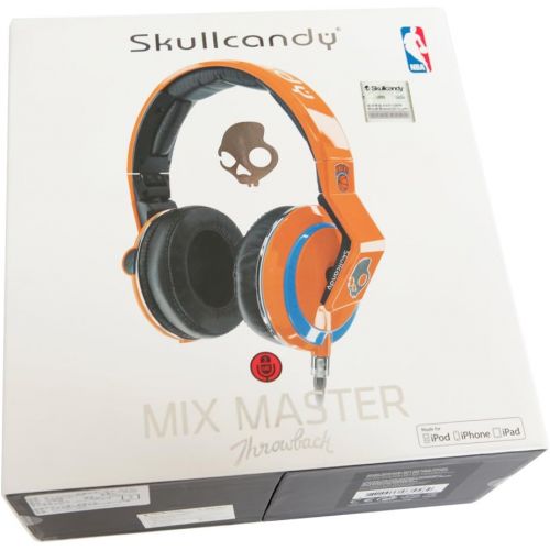  Skullcandy Mix Master Headphones with DJ Capabilities and 3 Button Mic, NBA New York Knicks