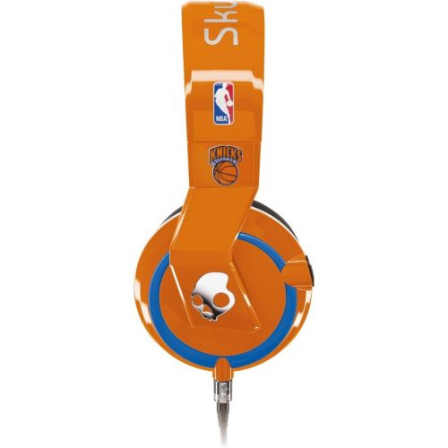  Skullcandy Mix Master Headphones with DJ Capabilities and 3 Button Mic, NBA New York Knicks