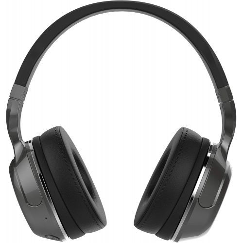  Skullcandy Hesh 2 Bluetooth Wireless Over-Ear Headphones with Microphone, Supreme Sound and Powerful Bass, 15-Hour Rechargeable Battery, Soft Synthetic Leather Ear Cushions, Black