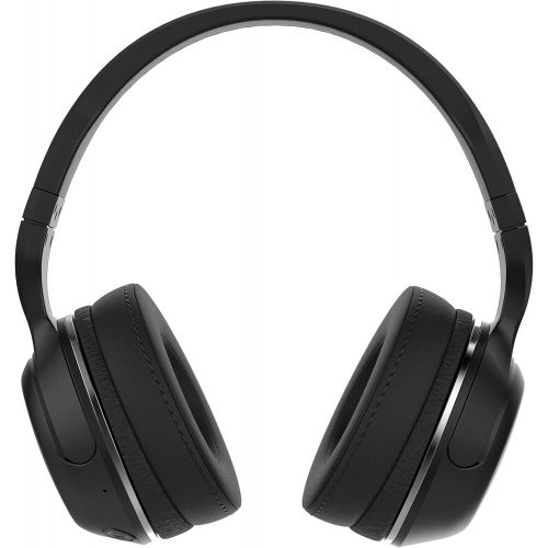  Skullcandy Hesh 2 Bluetooth Wireless Over-Ear Headphones with Microphone, Supreme Sound and Powerful Bass, 15-Hour Rechargeable Battery, Soft Synthetic Leather Ear Cushions, Black