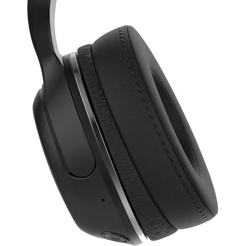  Skullcandy Hesh 2 Bluetooth Wireless Over-Ear Headphones with Microphone, Supreme Sound and Powerful Bass, 15-Hour Rechargeable Battery, Soft Synthetic Leather Ear Cushions, Black