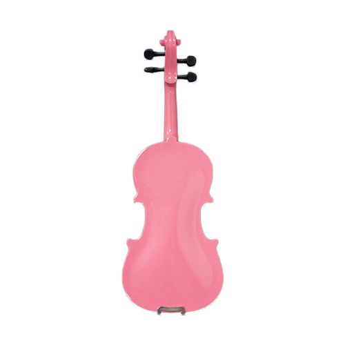  Sky SKY Shinny 116 Size Kid Violin with Lightweight Case, Brazilwood Bow and Bright Pink Color