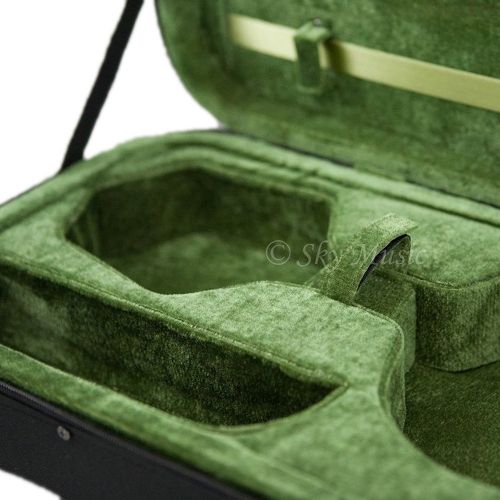  Sky SKY Violin Oblong Case Lightweight with Hygrometer Black/Green