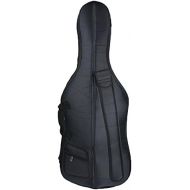 Sky Brand New Rainproof Cello Soft Bag with Back Straps and Handle, Black, 4/4 (745313292642)