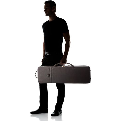  Sky SKY 4/4 Full Size Acoustic Violin Oblong Case Lightweight with Hygrometer Black/Green