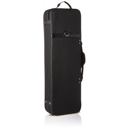  Sky SKY 4/4 Full Size Acoustic Violin Oblong Case Lightweight with Hygrometer Black/Green