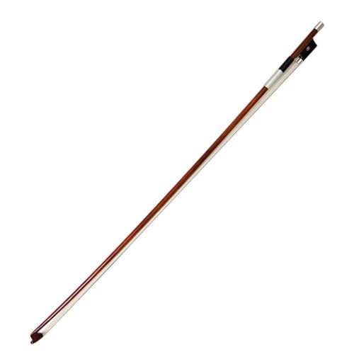  Sky Music Sky 4/4 Full Size Pernambuco Violin Bow with Silver Part Double Pearl Eye Genuine Mongolian Horsehair