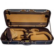 Sky Music SKY Heavy Duty 4/4 Full Size Wooden Pro Double Violin Case Black/Khaki