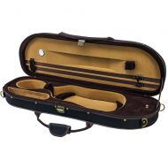 Sky Music SKY Lightweight Half Moon Shaped Violin Case 4/4 Size (Black)