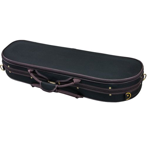  Sky Music SKY Lightweight Half Moon Shaped Violin Case 4/4 Size (Black)