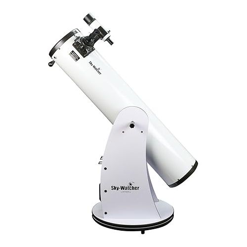  Sky Watcher Classic 200 Dobsonian 8-inch Aperature Telescope - Solid-Tube - Simple, Traditional Design - Easy to Use, Perfect for Beginners, White (S11610)