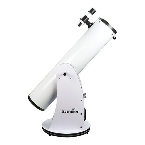  Sky Watcher Classic 200 Dobsonian 8-inch Aperature Telescope - Solid-Tube - Simple, Traditional Design - Easy to Use, Perfect for Beginners, White (S11610)