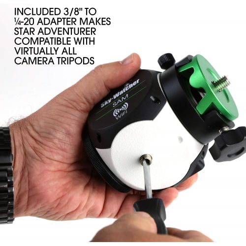  [아마존베스트]Sky Watcher Sky-Watcher Star Adventurer Mini (SAM)  Motorized DSLR Night Sky Tracking Mount For Portable Nightscapes, Time-lapse, and Panoramas Wifi Enabled App Control  Long Exposure Imagi