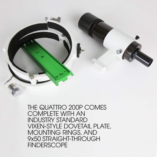  Sky-Watcher Quattro 250P Imaging Newtonian - Large Aperture 10-inch Reflector Optical Tube for Astrophotography